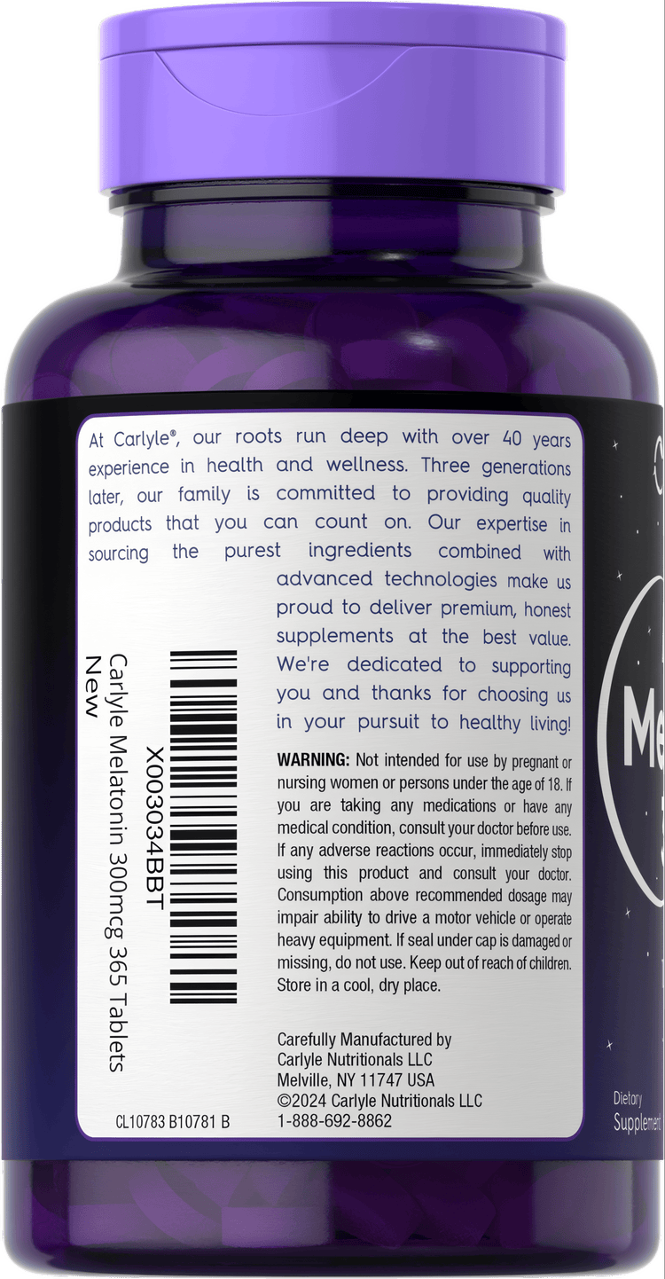 Melatonin 300mcg | 365 Tabletten