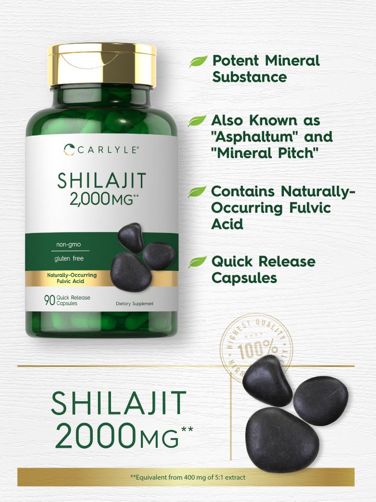 Shilajit | 90 Cápsulas
