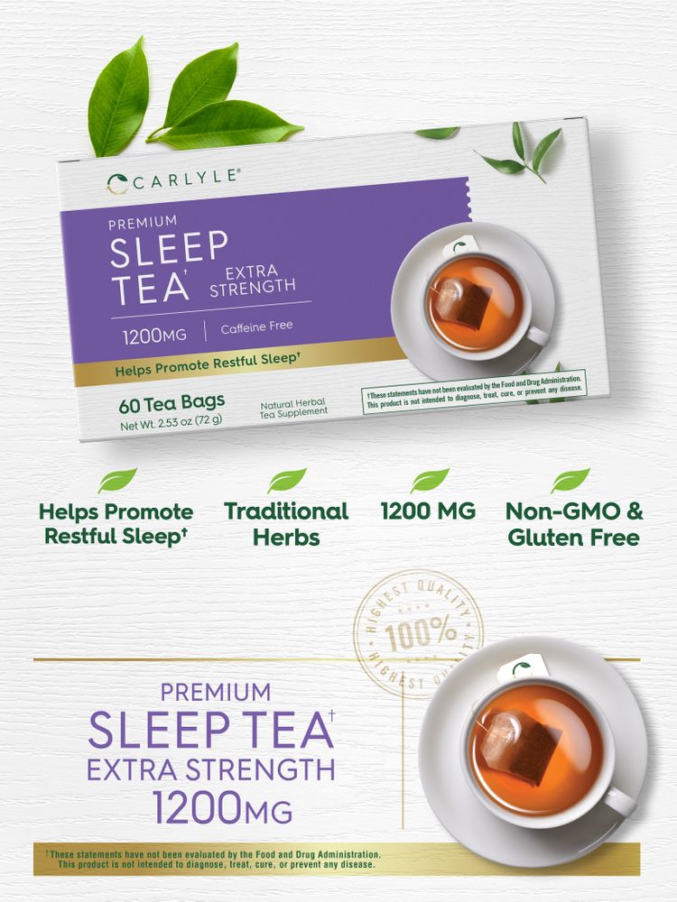 Apoyo para el Sueño | 60 Bolsas de Té