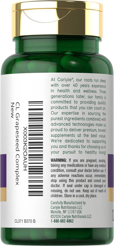 Grape Seed Extract 4,000mg | 120 Capsules