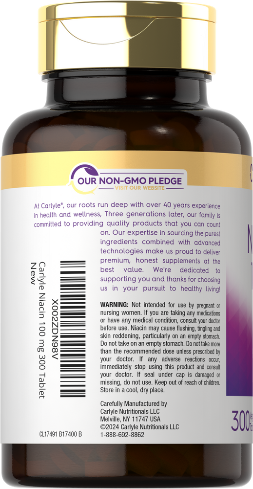Niacina 100mg | 300 Compresse