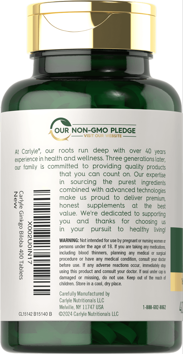 Ginkgo Biloba | 400 Tabletten