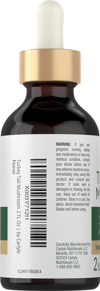 Hongo Cola de Pavo | 2oz Líquido