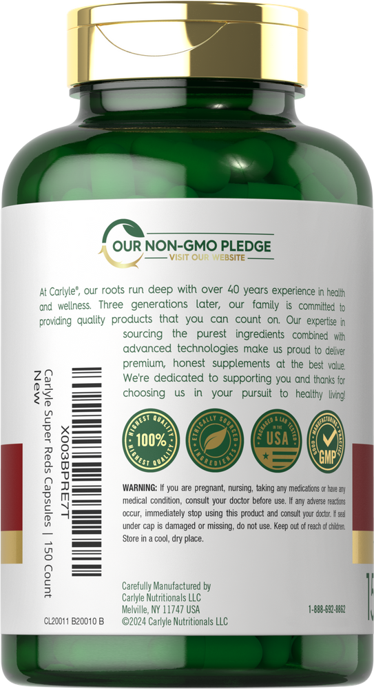 Super Reds | 150 Capsules