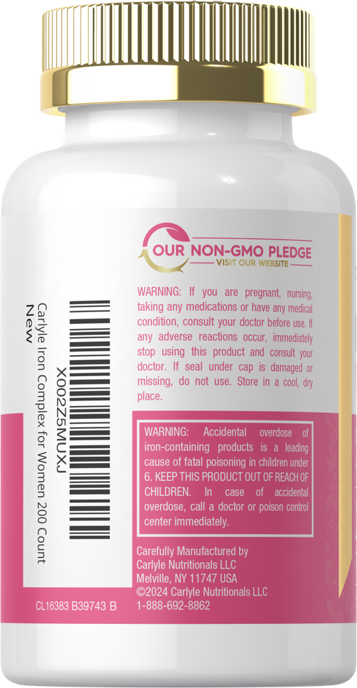 Ferro per Donne 45mg | 200 Compresse