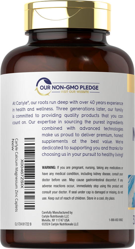 Calcium Magnésium Zinc | 300 Comprimés