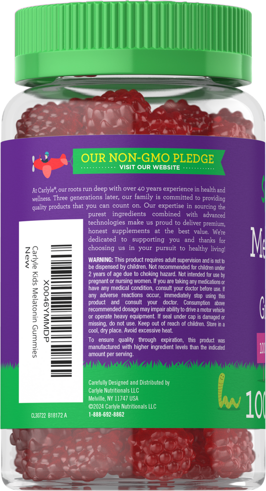 Melatonin Gummies for Kids 1mg | 100 Gummies