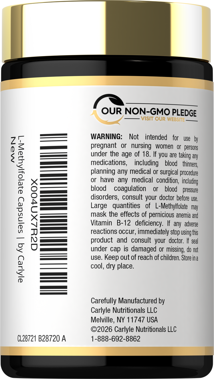 L Methylfolate 15mg | 60 Capsules