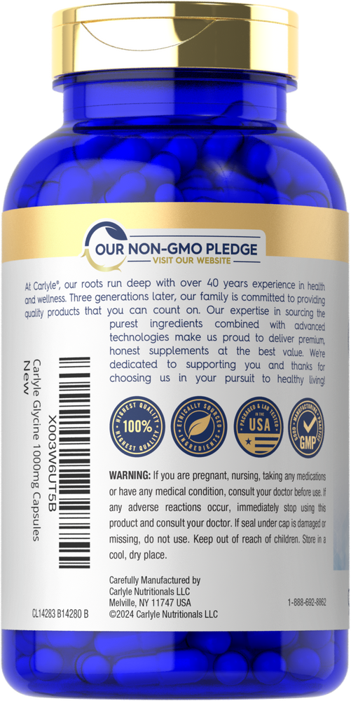 Glicina 1000mg | 90 Capsule