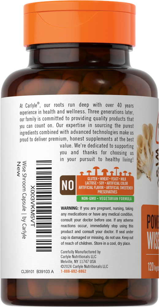 Complexe de Champignons | 120 Gélules