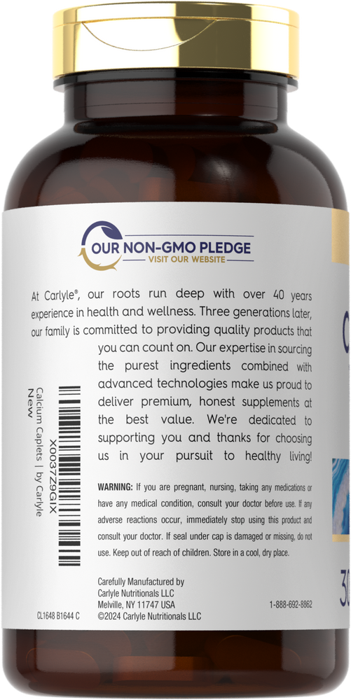 Calcium with Vitamin C | 300 Caplets