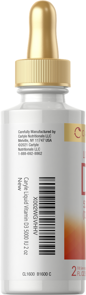 Vitamina D-3 5000UI | 2oz Líquido