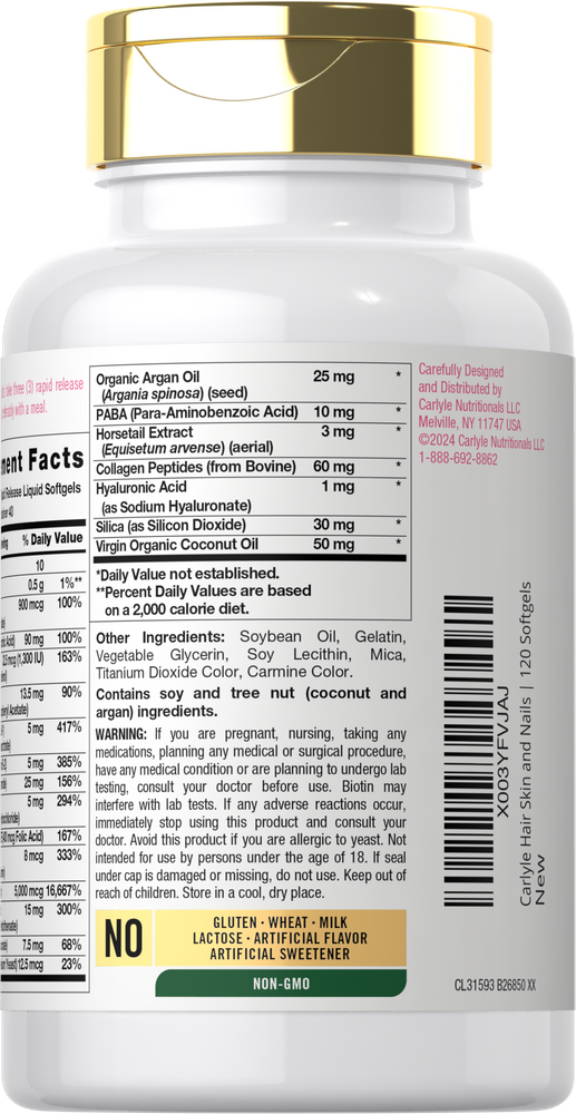 Hair, Skin & Nails | 120 Softgels