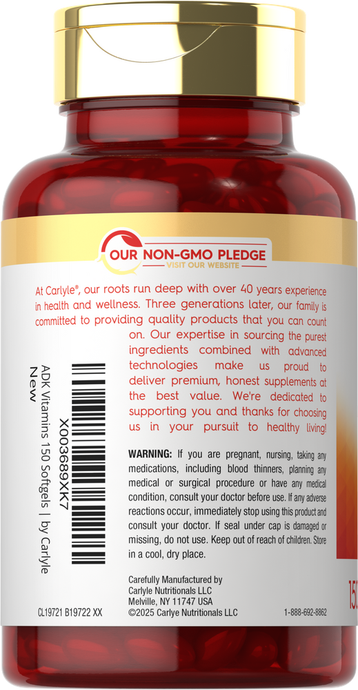 Vitamine ADK | 150 Softgel