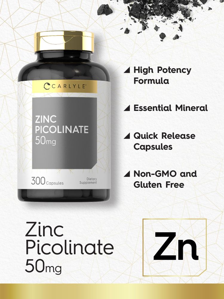 Zinco Picolinato 50mg | 300 Capsule