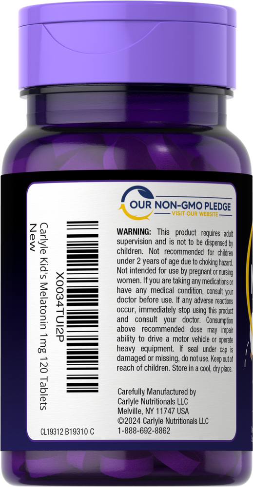 Melatonin 1mg for Kids | 120 Tablets