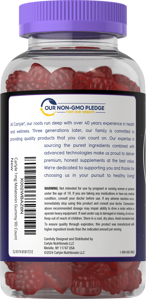 Melatonina 1mg | 90 Caramelle Gommose