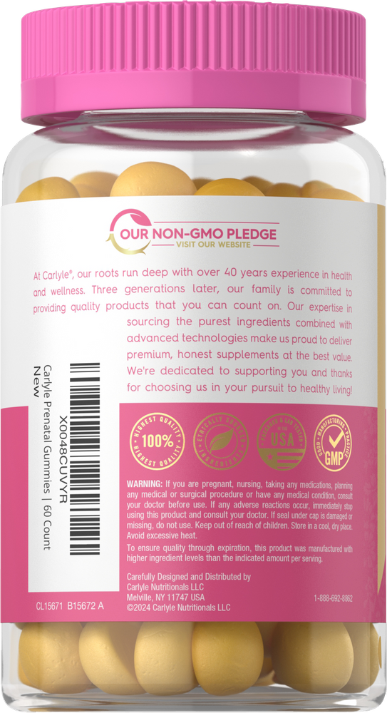 Prenatal para Mujeres | 60 Gomitas