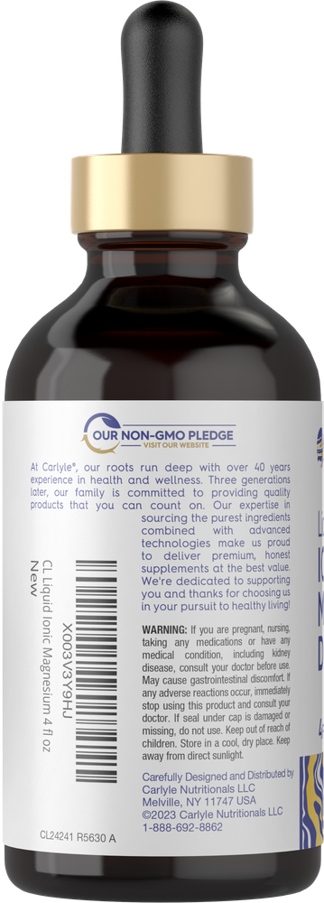 Ionic Magnesium 400mg | 4oz Liquid