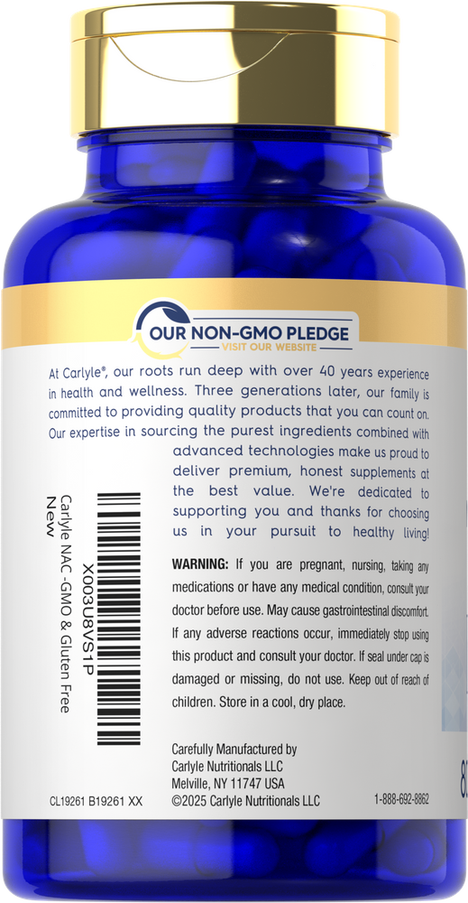 N-Acetilcisteina 1000mg per dose | 80 Capsule