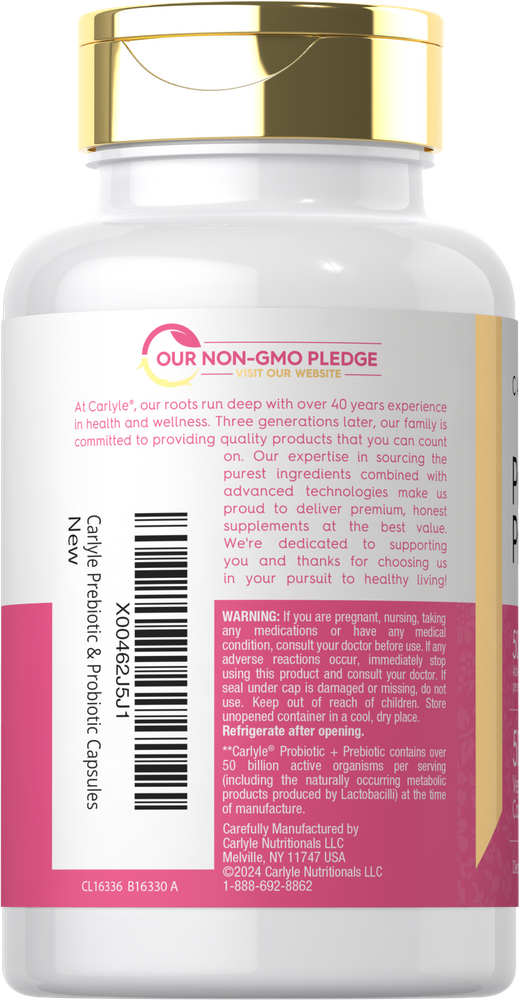 Probiotic & Prebiotic for Women | 50 Capsules