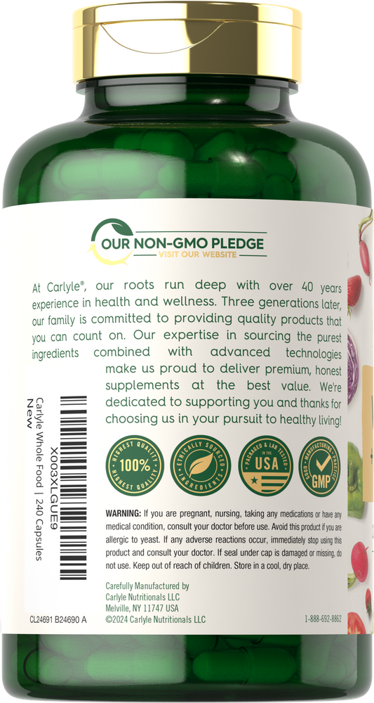 Vollwertkost mit B-Komplex | 240 Kapseln