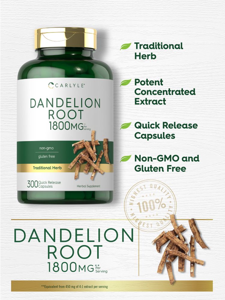 Dandelion Root | 300 Capsules