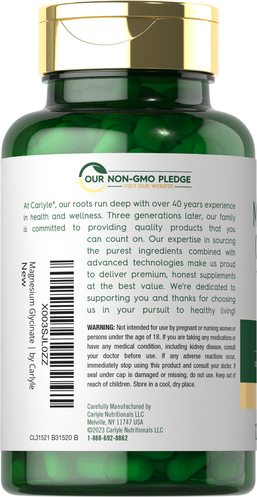 Magnesium Glycinate Complex | 120 Capsules