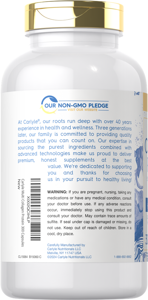 Multi Collagen Protein | 300 Capsules