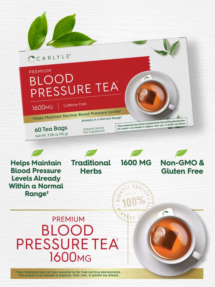 Soporte para la Presión Arterial | 60 Bolsitas de Té