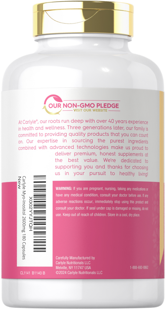 Myo-Inositolo 2600mg per dose | 180 Capsule