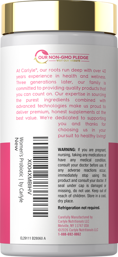 Probiotique Femme 25 Milliards UFC | 30 Capsules