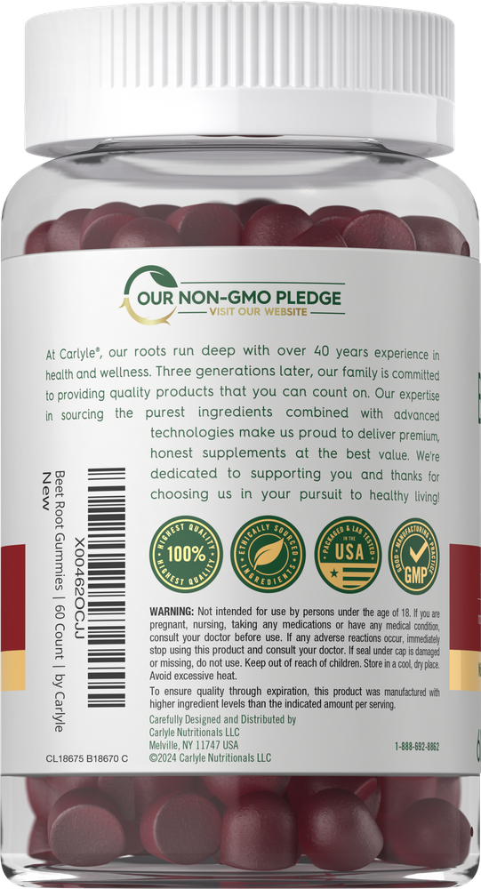 Rote Bete | 60 Gummies