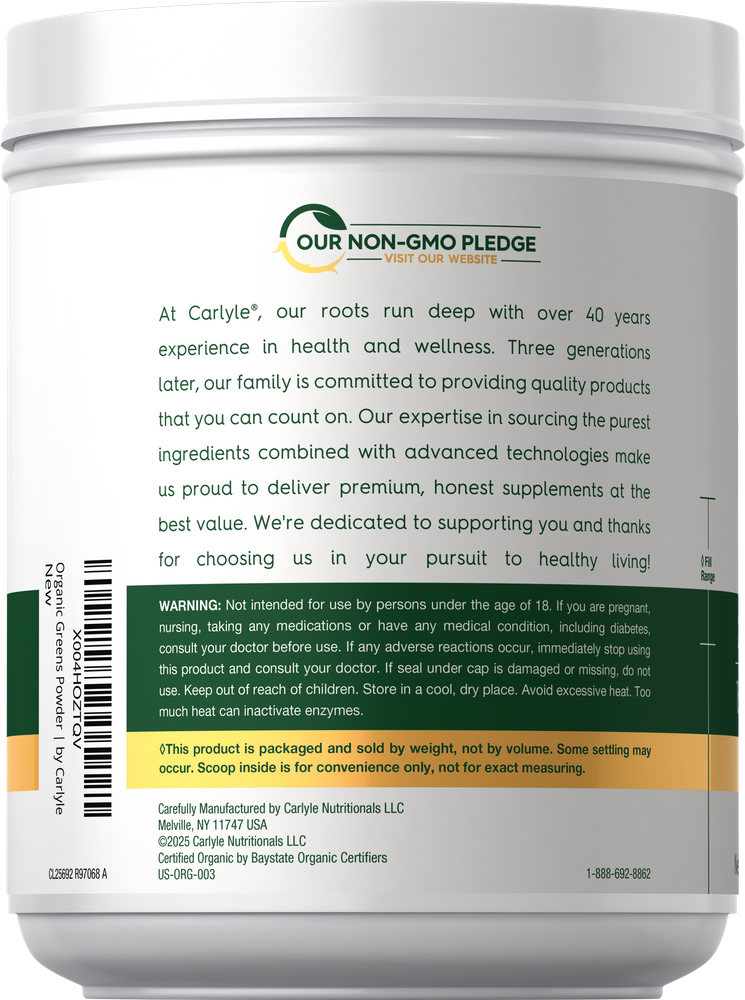 Polvere di Verdure Organiche | 500 g