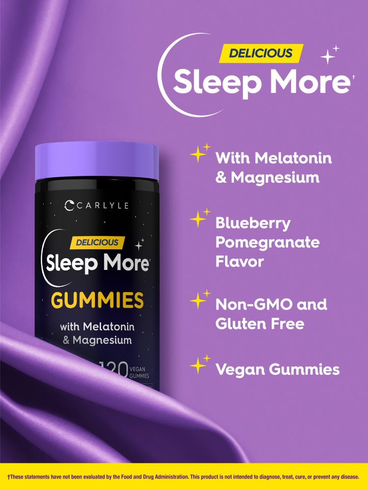 Sleep Gummies with Melatonin and Magnesium | 120 Count