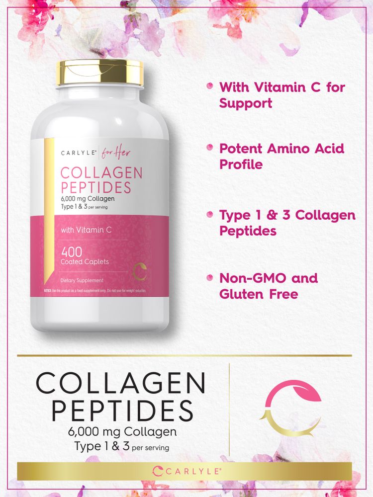 Kollagenpeptide mit Vitamin C | 400 Tabletten