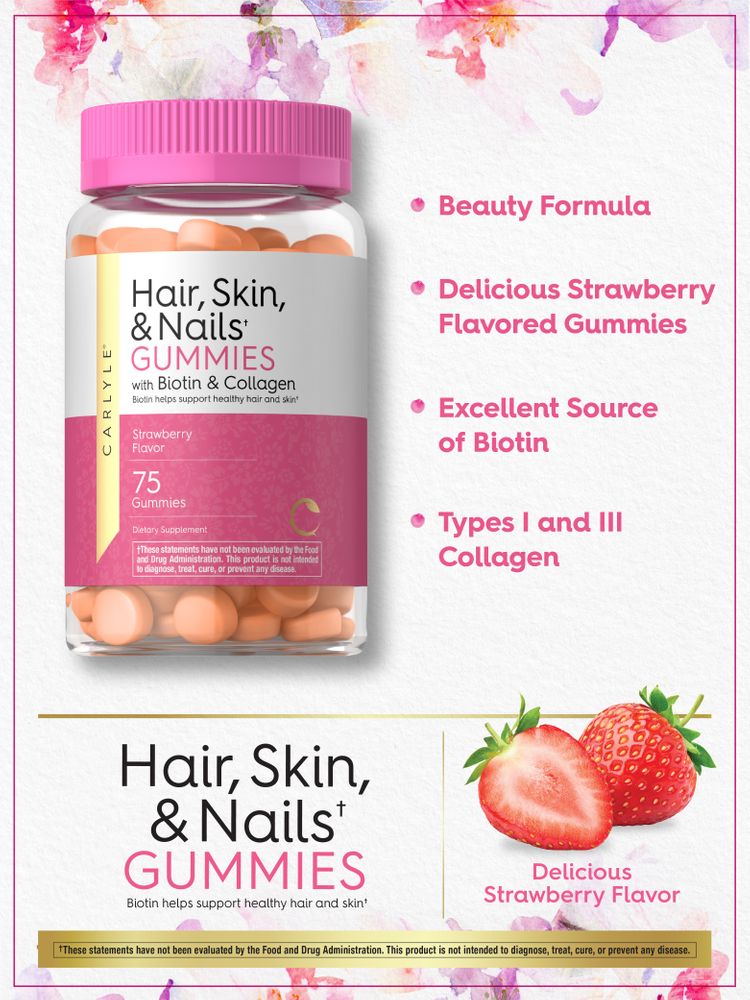 Hair, Skin & Nails | 75 Gummies