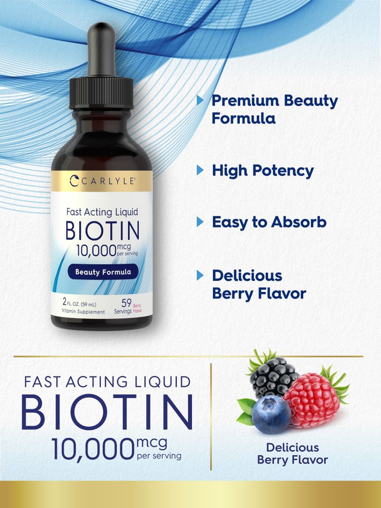 Biotin 10000mcg | 2oz Liquid