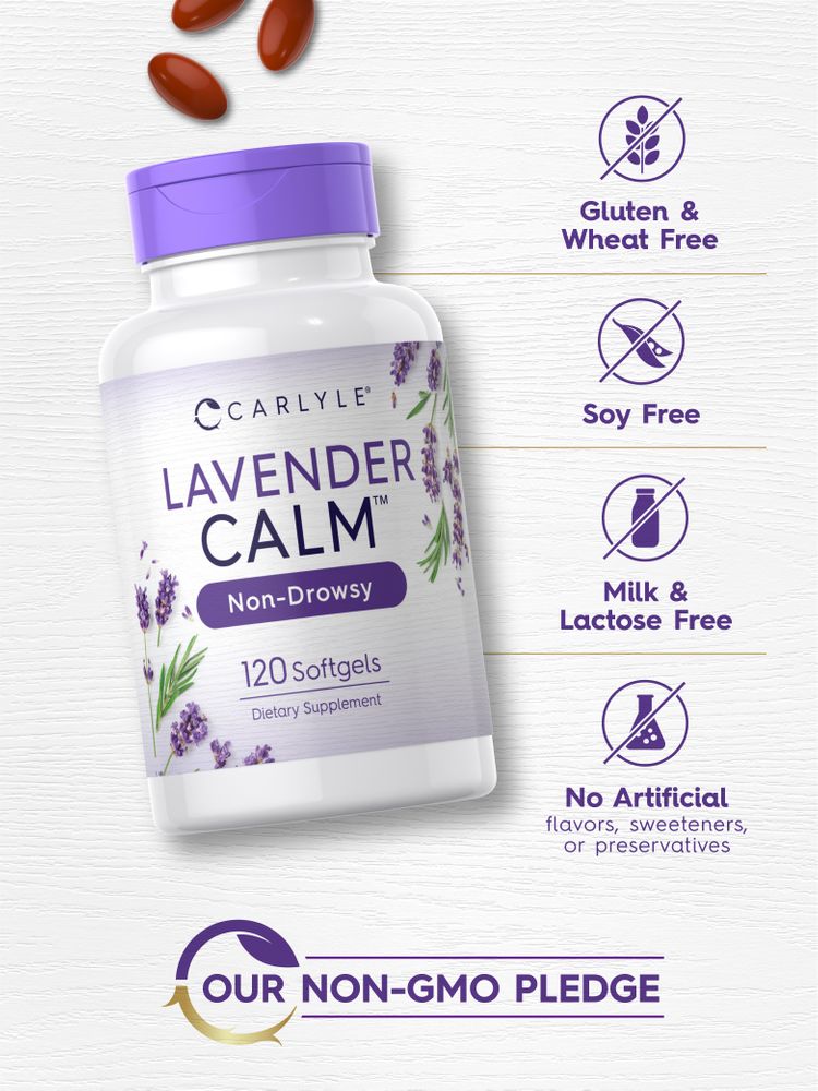 Lavanda 80mg | 120 Cápsulas Blandas