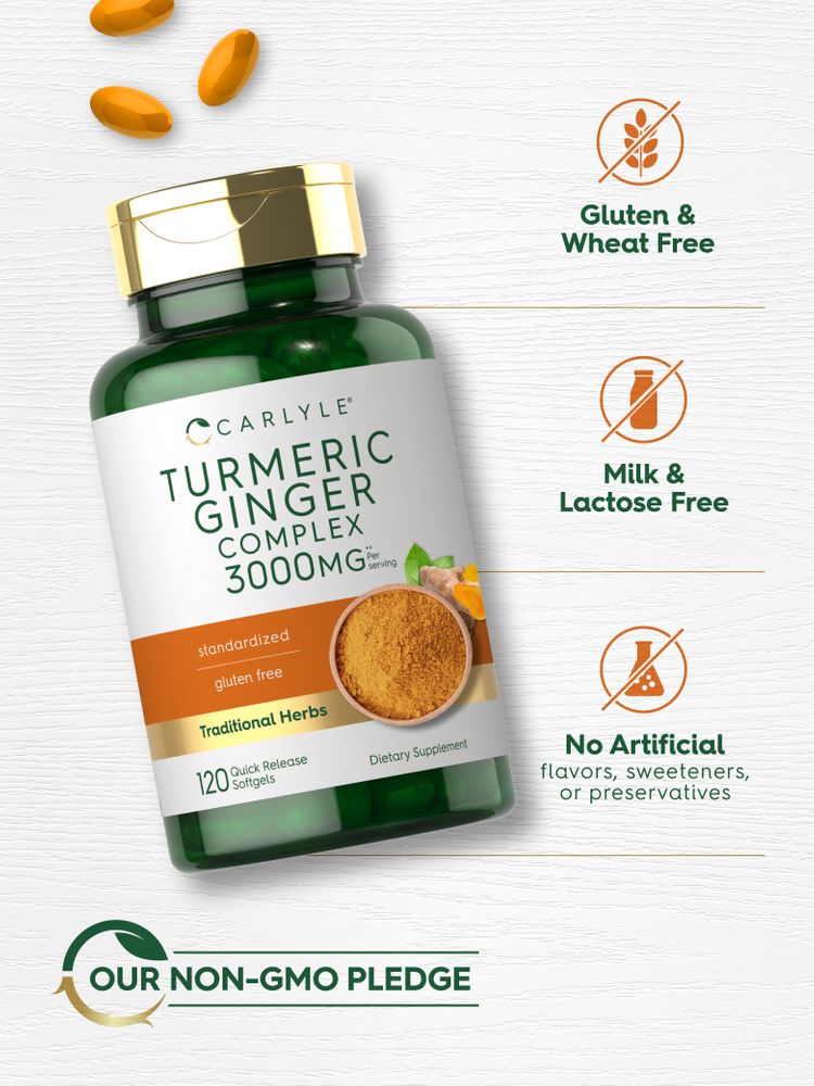 Turmeric Ginger Complex | 120 Softgels
