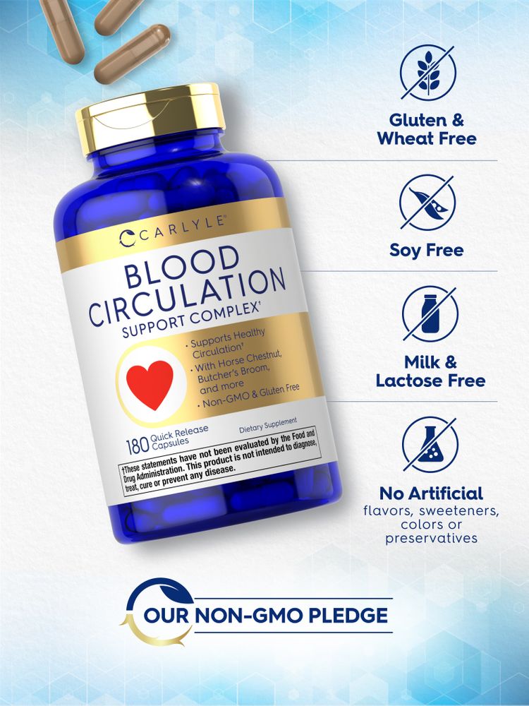 Blood Circulation Support Complex | 180 Capsules
