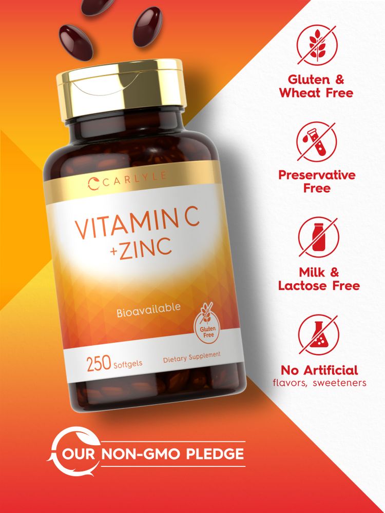 Vitamin C with Zinc | 250 Softgels