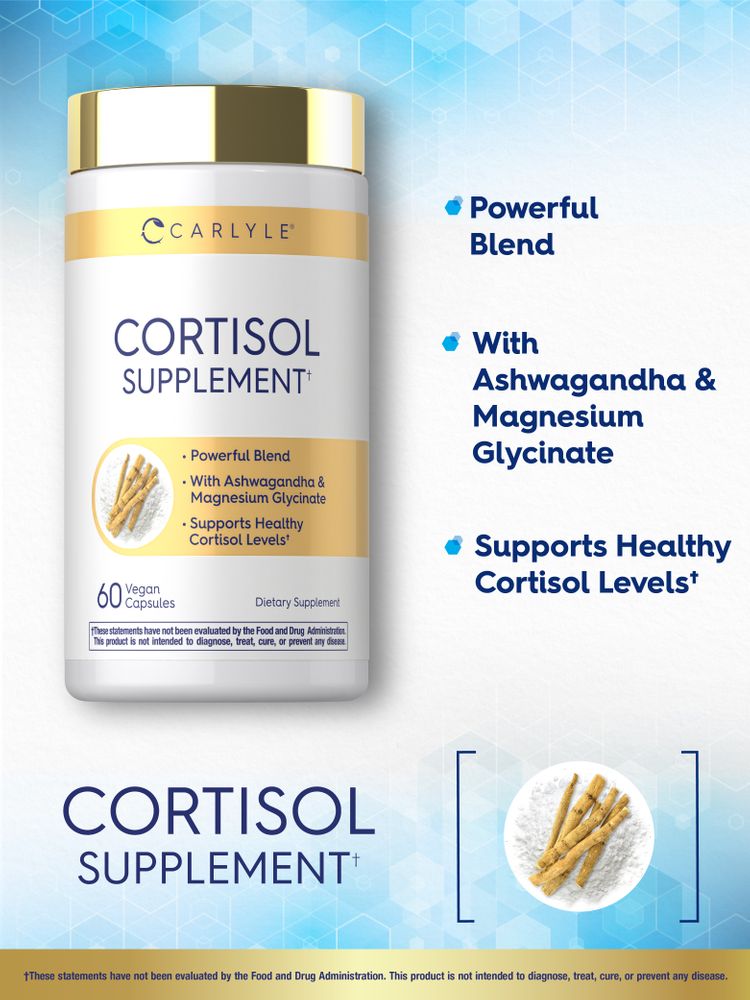 Cortisol Supplement | 60 Vegan Capsules