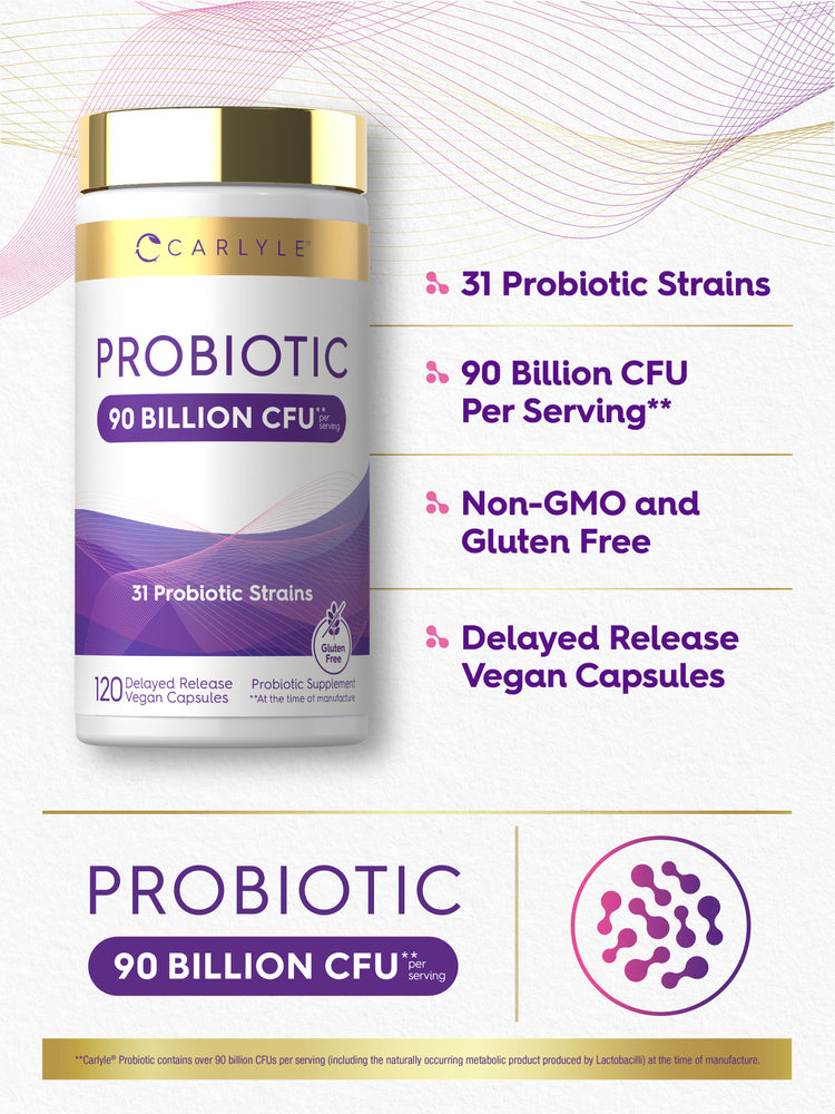 Probiotics 90 Billion CFU | 120 Capsules