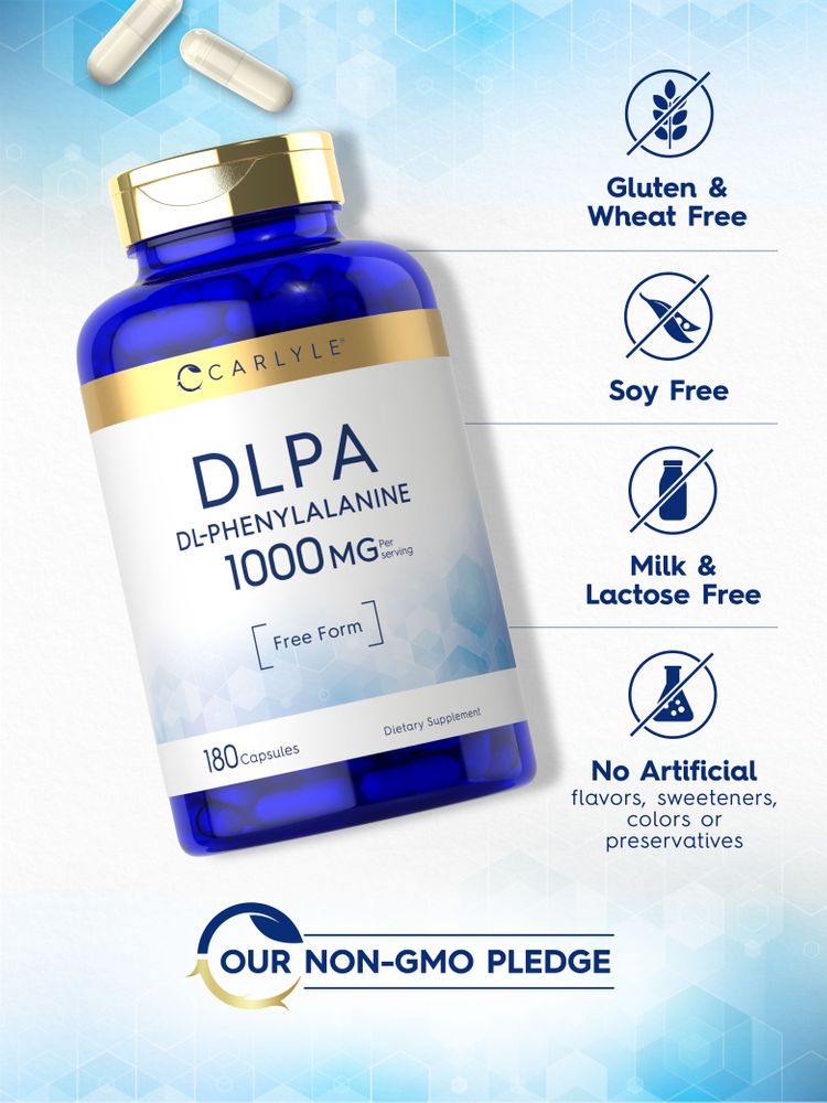 DL-Phenylalanine 1000mg per serving | 180 Capsules
