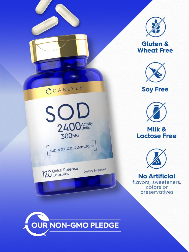 SOD 300mg | 120 Capsules