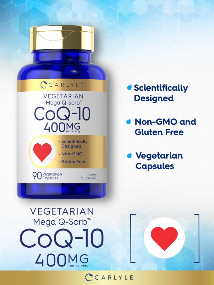 CoQ10 400mg por porción | 90 Cápsulas