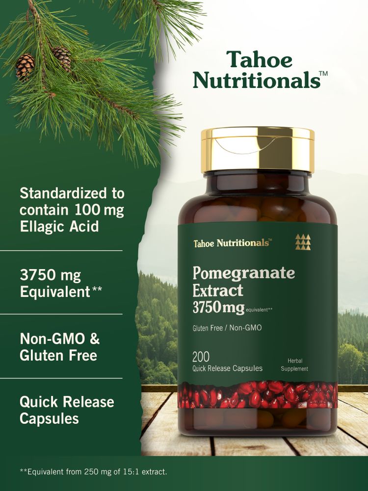 Pomegranate Extract | 200 Capsules
