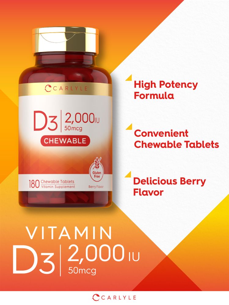 Vitamina D-3 2000UI | 180 Compresse