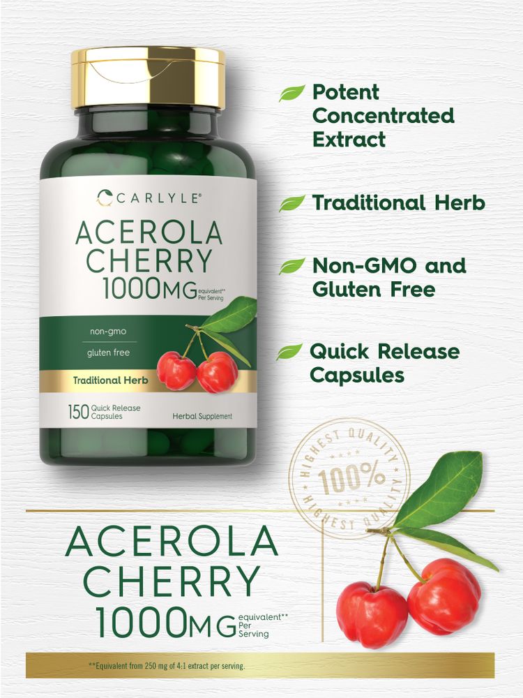 Ciliegia Acerola | 150 Capsule
